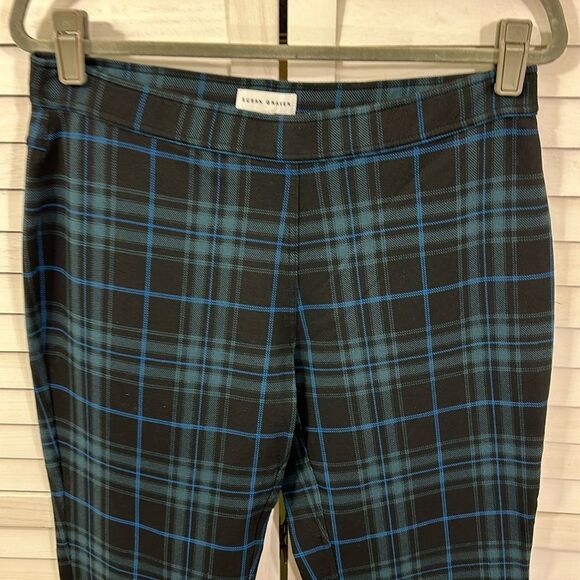 Susan Graver Pants Size MP French Knit Plaid - Picture 4 of 12